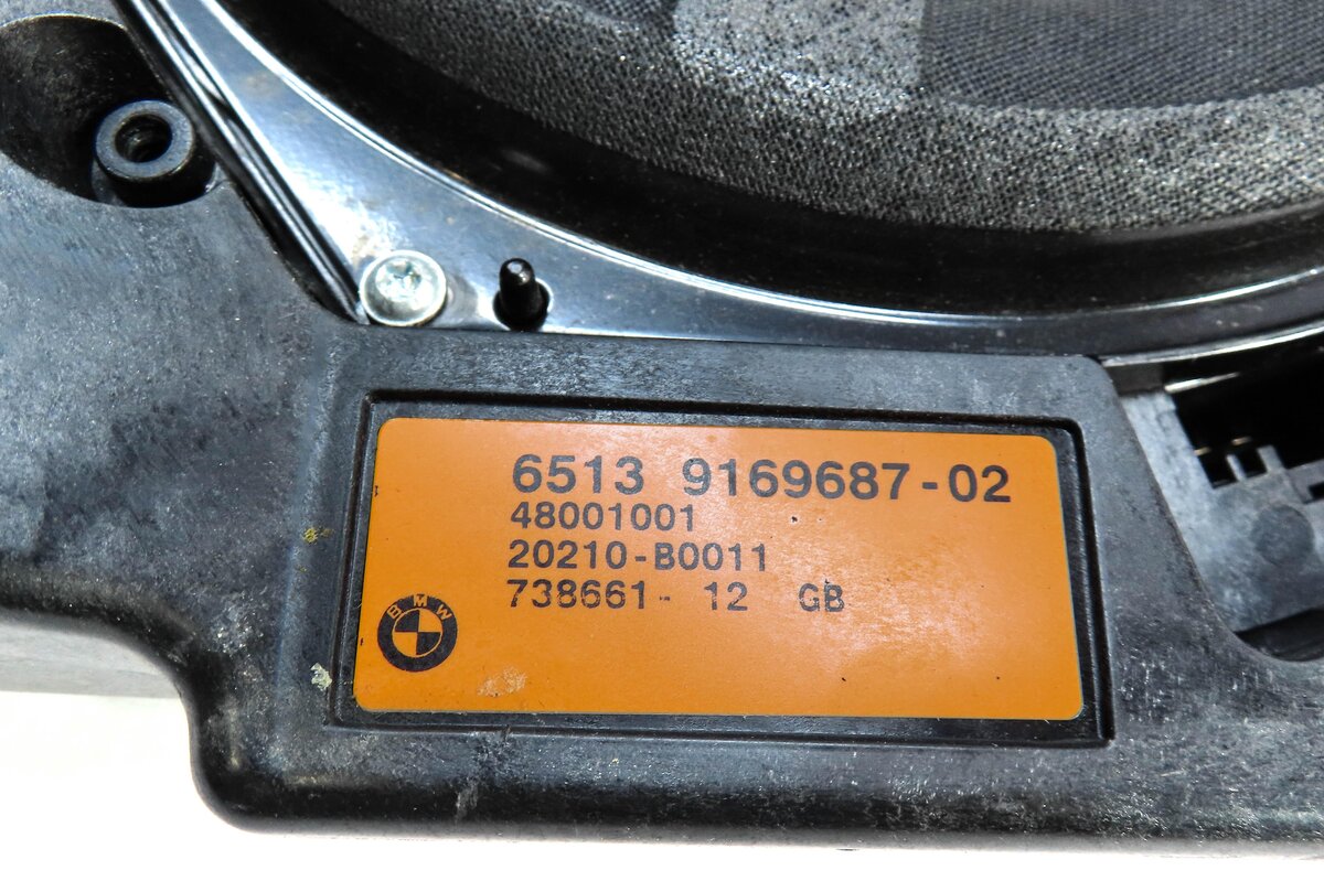 Thumbnail 20: 2011 BMW 535i (F10) RADIO STEREO LOGIC-7 AUDIO SUB SUBWOOFER TWEETER SPEAKER SET