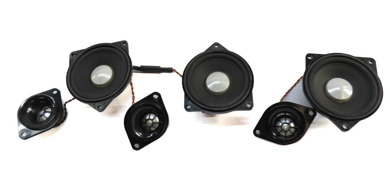 Thumbnail 5: 2011 BMW 535i (F10) RADIO STEREO LOGIC-7 AUDIO SUB SUBWOOFER TWEETER SPEAKER SET