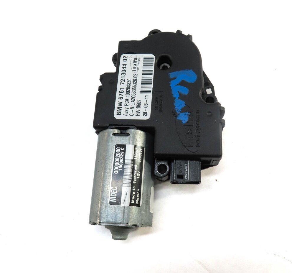 Thumbnail 2: 04-13 BMW X5 (E53 E70) 04-11 X3 (F25) PANORAMIC GLASS SUNROOF SUN SHADE MOTOR