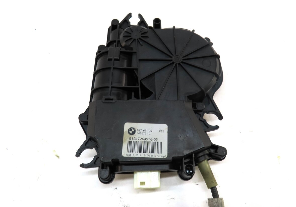 Thumbnail 4: 2011 BMW X3 (F25) TRUNK LOCK LATCH ACTUATOR w/ SOFT CLOSE MOTOR & CABLE SET
