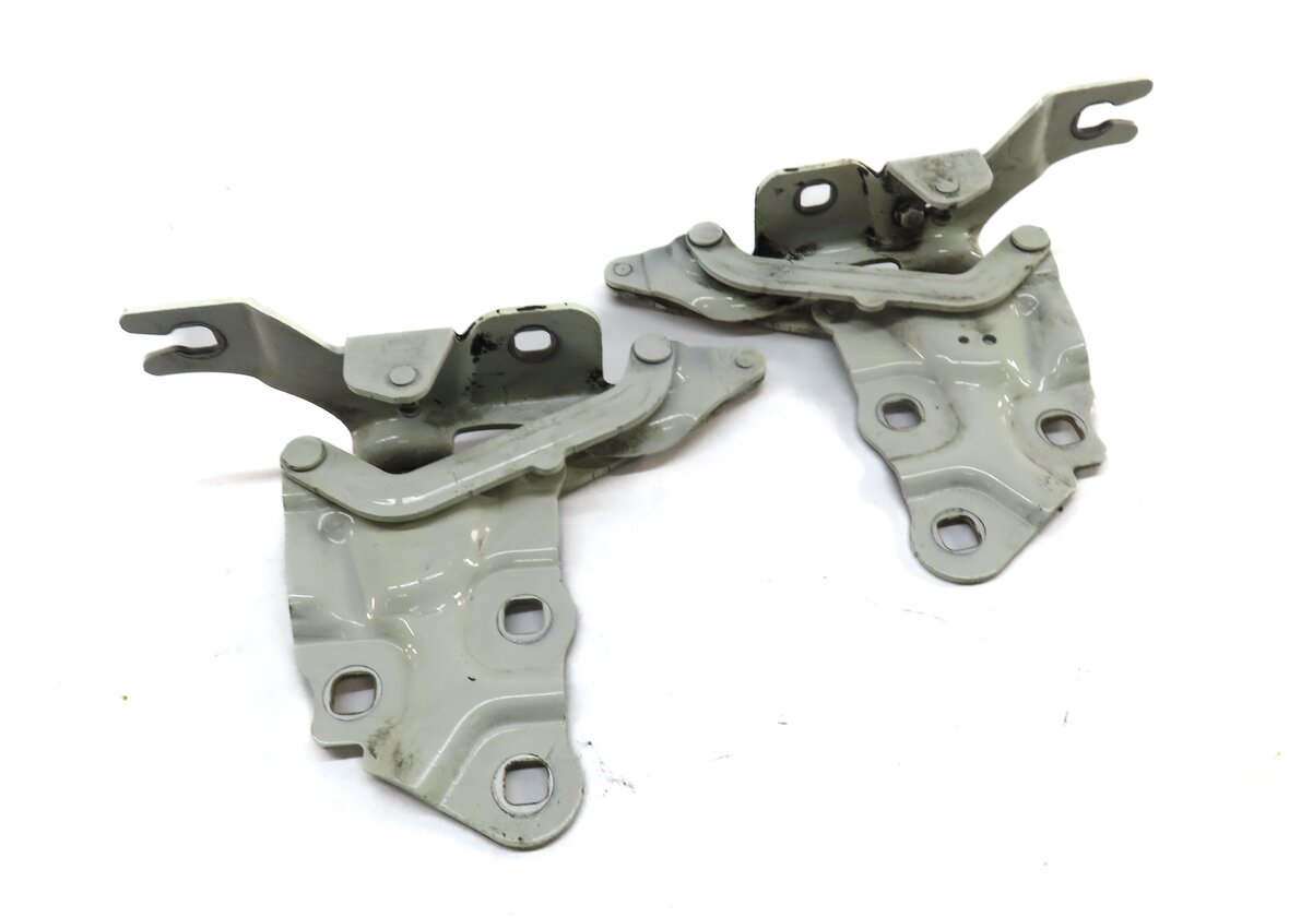 11-18 BMW X3 X4 (F25 F26) FRONT LEFT & RIGHT HOOD HNGE SET-2 (ALPINE WHITE 3)