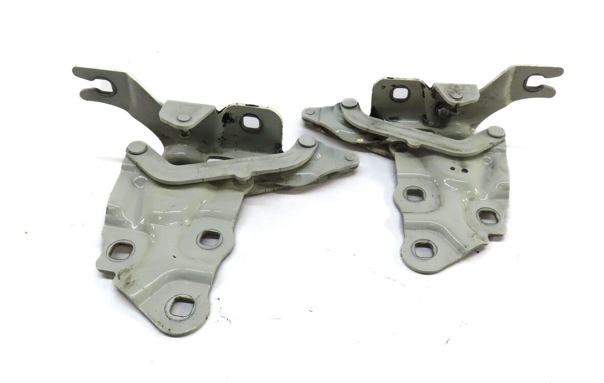 Thumbnail 2: 11-18 BMW X3 X4 (F25 F26) FRONT LEFT & RIGHT HOOD HNGE SET-2 (ALPINE WHITE 3)