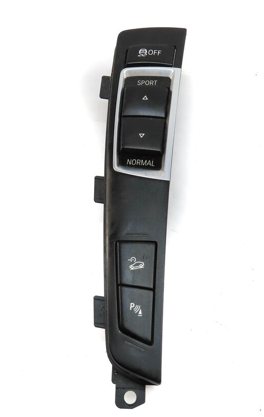 Thumbnail 2: 2011 BMW X3 (F25) FRONT CENTER CONSOLE TRACTION CONTROL SWITCH BUTTON PANEL