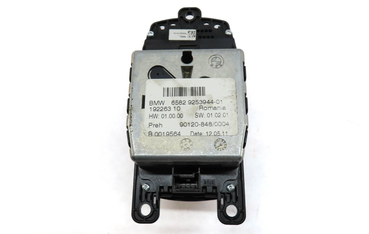 Thumbnail 4: 2011 BMW X3 (F25) iDRIVE NAVIGATION MEDIA CONTROL KNOB SWITCH (4 PIN) 9253944