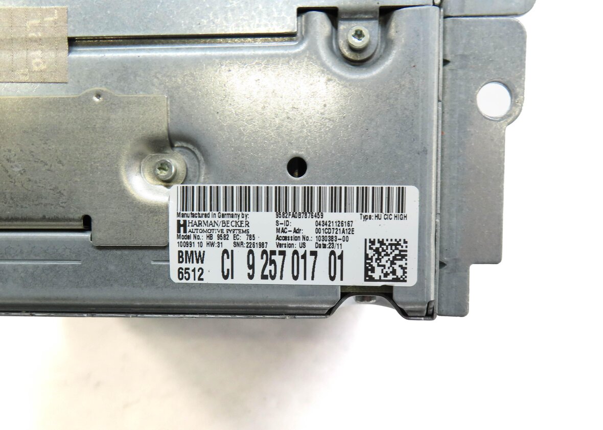 Thumbnail 5: 10-13 BMW 535iGT 550iGT X3 (F07 F25) RADIO STEREO DVD GPS CD NAVIGATION RECEIVER