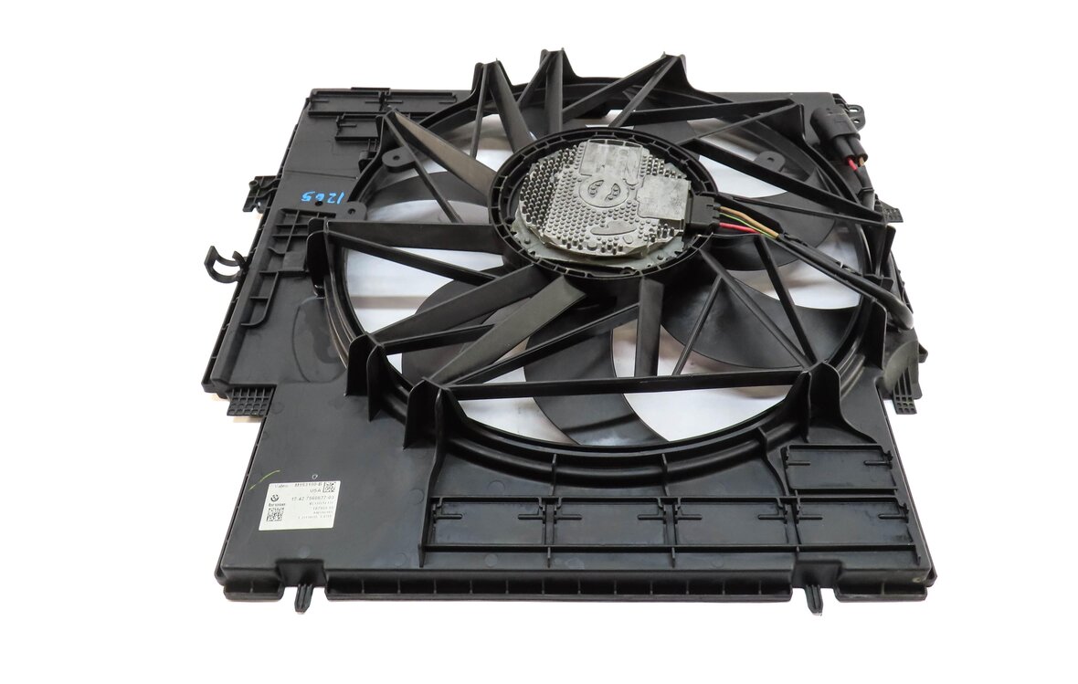 Thumbnail 4: 11-18 BMW X3 X4 (F25 F26) 3.0L N55 TURBO ENGINE 600 WATT RADIATOR COOLING FAN