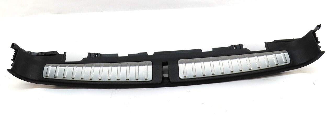 Thumbnail 2: 2011 BMW X3 (F25) TRUNK SILL KICK PLATE COVER TRIM PANEL (BLACK & SILVER)