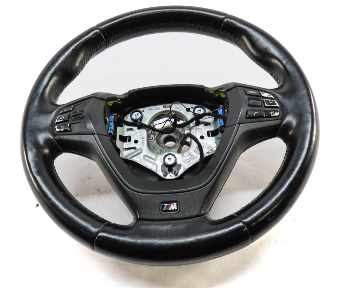 Thumbnail 2: 11-17 BMW X3 X4 (F25 F26) 3 SPOKE ///M SPORT STEERING WHEEL w/ BUTTONS (BLACK)