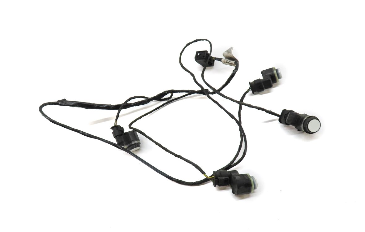 Thumbnail 1: 2011 BMW X3 F25 REAR PARK DISTANCE PDC SENSOR SET (WHITE) & WIRE WIRING HARNESS
