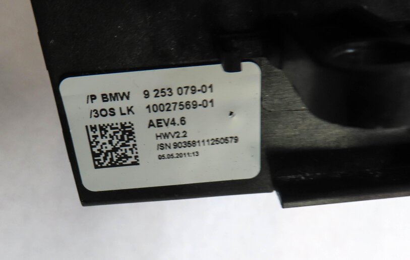 Thumbnail 6: 11-12 BMW X3 F25 SHIFTER SHIFT LEVER ASSEMBLY (w/ SPORT 04/11 to 10/11)