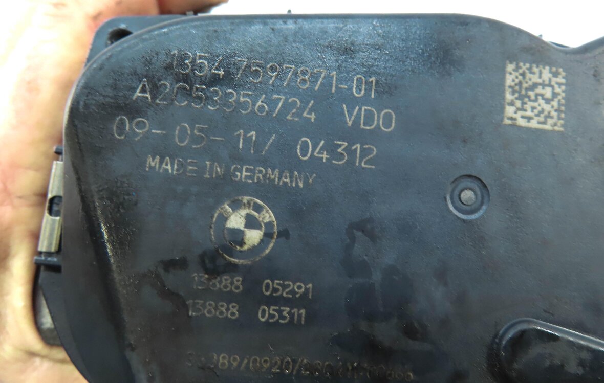 Thumbnail 5: 11-18 BMW 335i 535i 740i X1 X3 X4 X5 X6 - 3.0L N55 TURBO ENGINE THROTTLE BODY