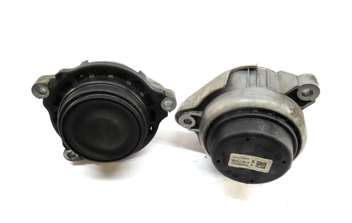Thumbnail 2: 2011 BMW X3 (F25) 3.0T N55 TURBO ENGINE MOTOR MOUNTS LEFT & RIGHT SET 6785716