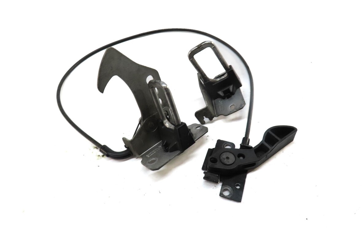 2011 BMW X3 (F25) HOOD SAFETY CATCH HOOK w/ RELEASE LEVER & CABLE