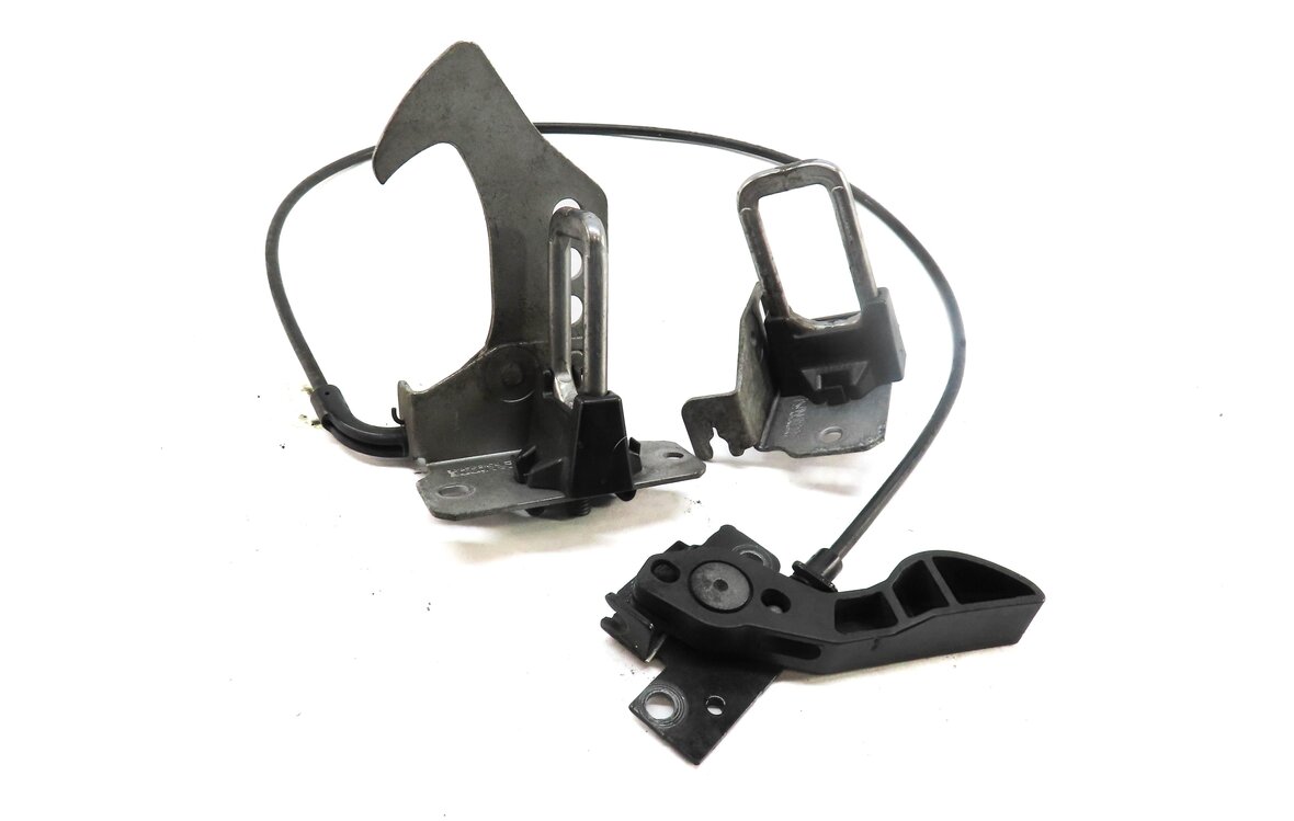 Thumbnail 2: 2011 BMW X3 (F25) HOOD SAFETY CATCH HOOK w/ RELEASE LEVER & CABLE