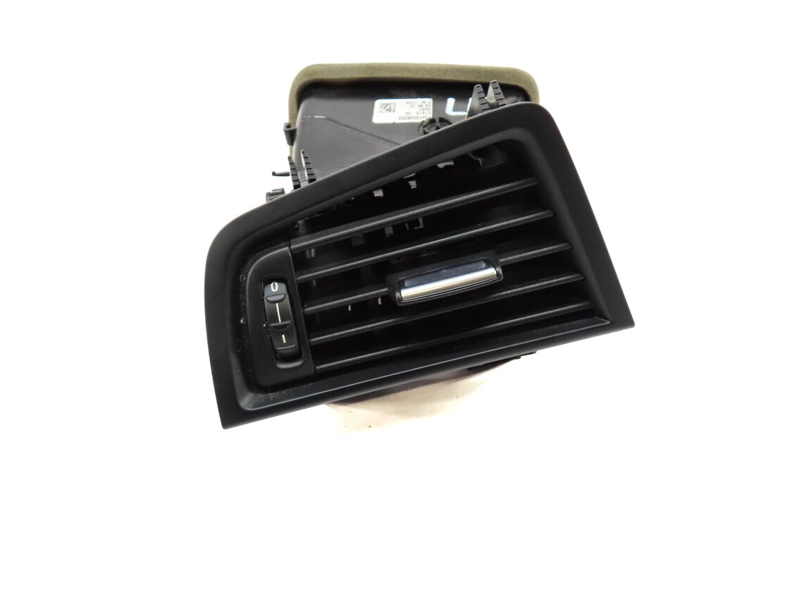 2011 BMW X3 (F25) DASH FAR LEFT DRIVER HVAC A/C HEATER AIR VENT (BLACK)