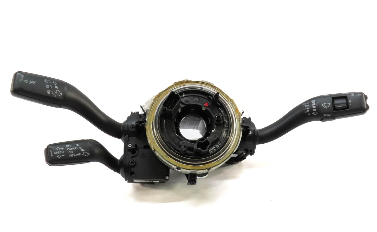 Thumbnail 2: 2009-2015 AUDI Q7 (4L) STEERING COLUMN BLINKER WIPER CRUISE COMBINATION SWITCH
