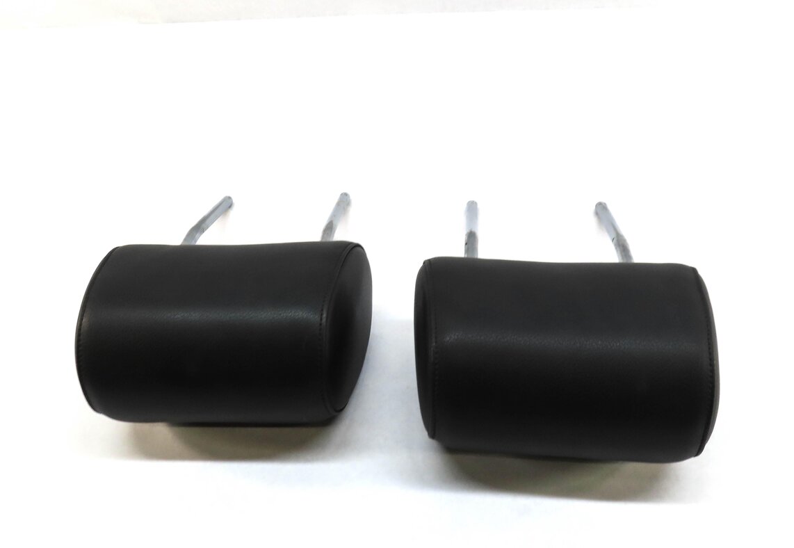 Thumbnail 4: 08-15 AUDI A3 A6 Q7 S6 (8P C7 4L) FRONT LEFT & RIGHT SEAT HEADREST SET-2 (BLACK)