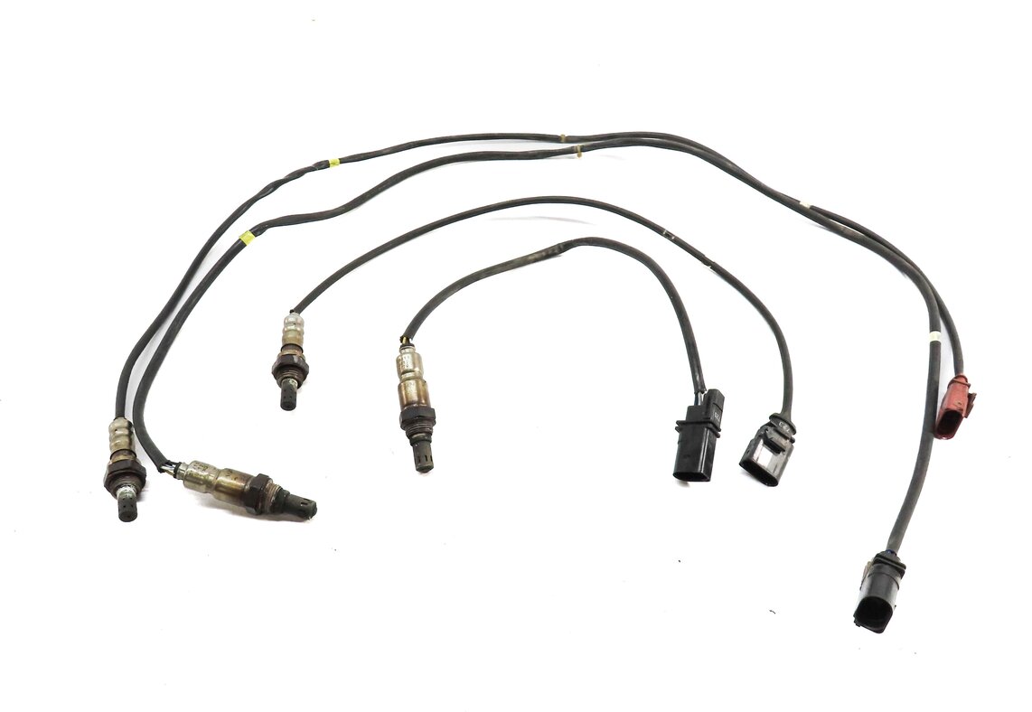 Thumbnail 2: 2012 AUDI Q7 (4L) 3.0L PRE POST CAT O2 OXYGEN LAMBDA PROBE SENSOR SET-4