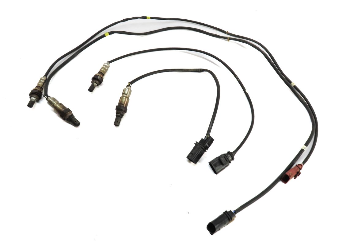 Thumbnail 3: 2012 AUDI Q7 (4L) 3.0L PRE POST CAT O2 OXYGEN LAMBDA PROBE SENSOR SET-4