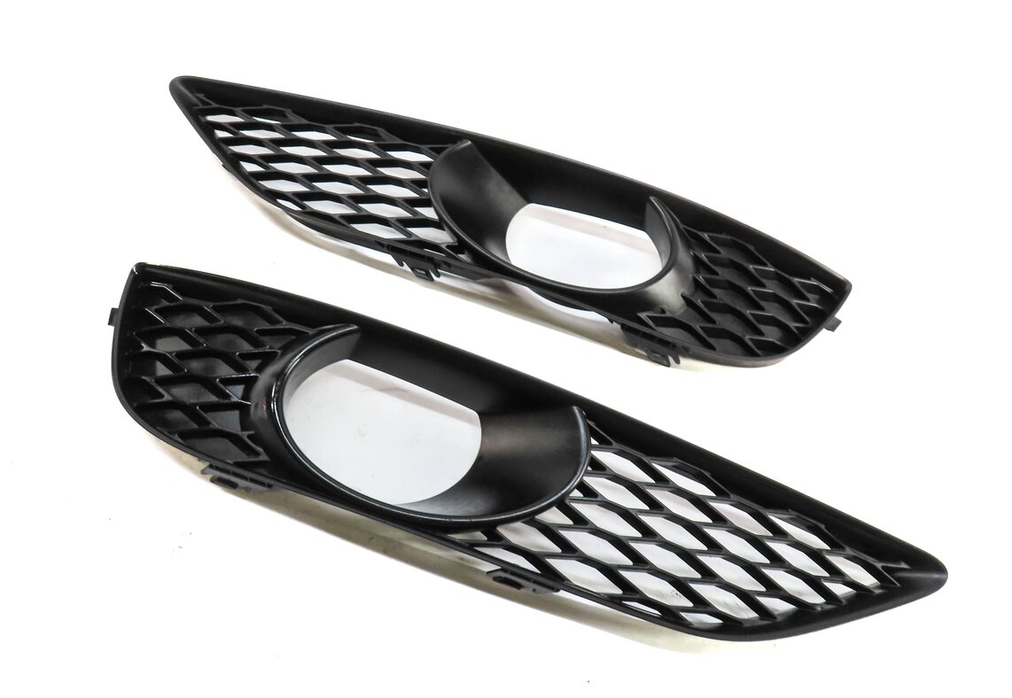 2012 AUDI Q7 (4L) FRONT LEFT & RIGHT FOGLIGHT FOG LIGHT GRILLE TRIM SET-2