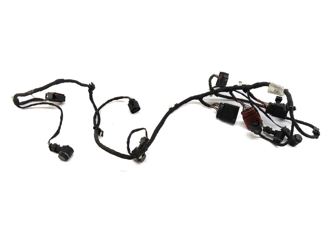 Thumbnail 2: 2012 AUDI Q7 (4L) REAR PDC PARK DISTANCE SENSOR SET w/ HARNESS (GRAPHITE GRAY)