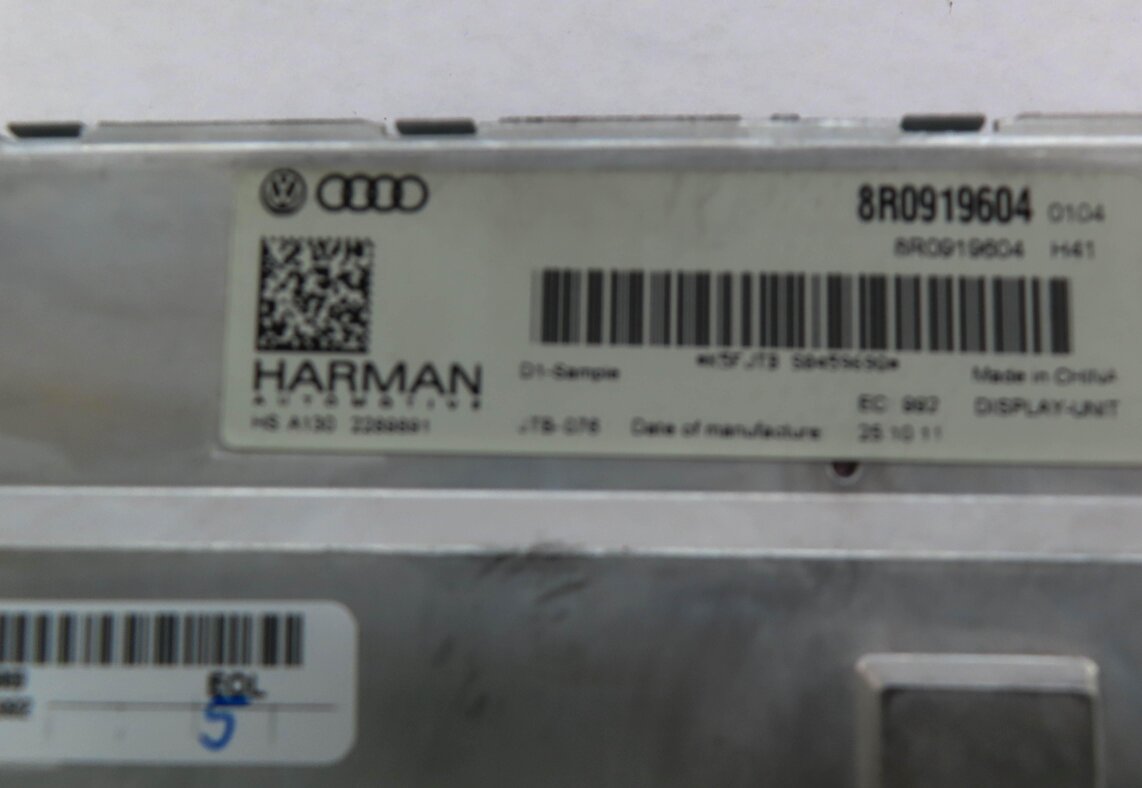 Thumbnail 5: 10-17 AUDI A4 S4 A5 Q5 Q7 (B8 8K 8T 8R 4L) GPS NAVIGATION MEDIA DISPLAY SCREEN