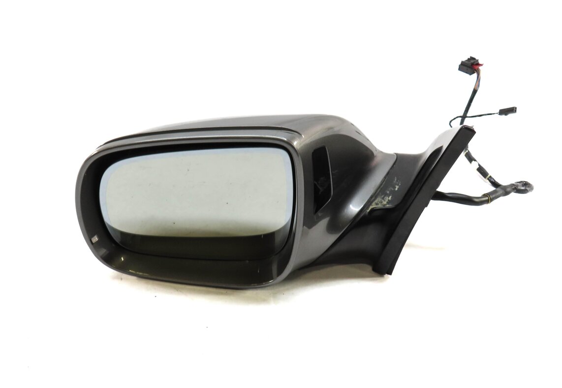 Thumbnail 3: 2010-2012 AUDI Q7 (4L) LEFT P-FOLD AUTODIM MEMORY DOOR MIRROR (GRAPHITE GRAY)