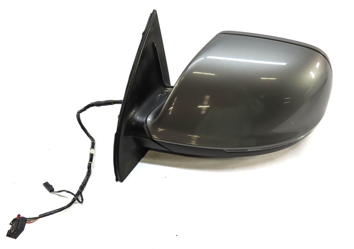 Thumbnail 5: 2010-2012 AUDI Q7 (4L) LEFT P-FOLD AUTODIM MEMORY DOOR MIRROR (GRAPHITE GRAY)