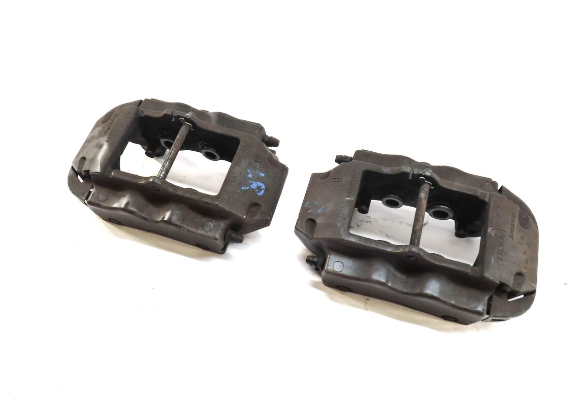 04-15 VW TOUAREG AUDI Q7 (4L) REAR LEFT & RIGHT DISC BRAKE CALIPER SET-2 BREMBO