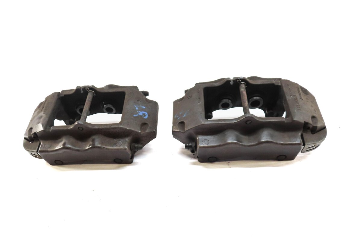 Thumbnail 2: 04-15 VW TOUAREG AUDI Q7 (4L) REAR LEFT & RIGHT DISC BRAKE CALIPER SET-2 BREMBO