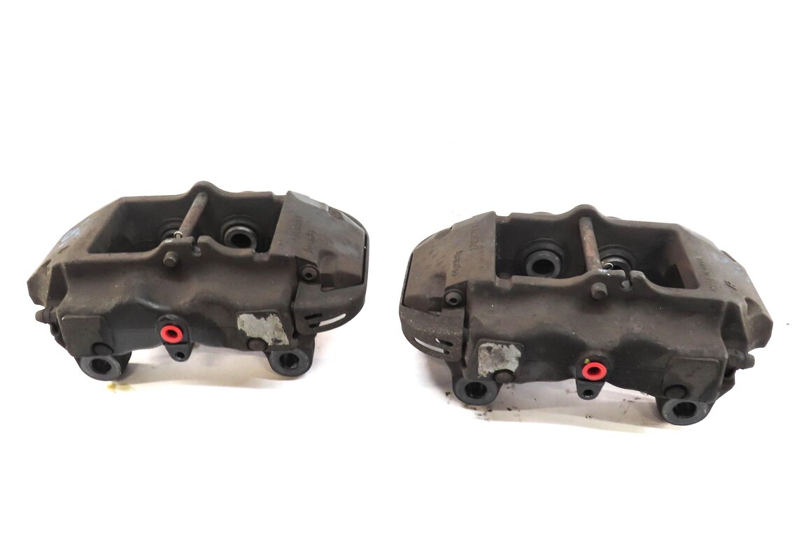Thumbnail 3: 04-15 VW TOUAREG AUDI Q7 (4L) REAR LEFT & RIGHT DISC BRAKE CALIPER SET-2 BREMBO