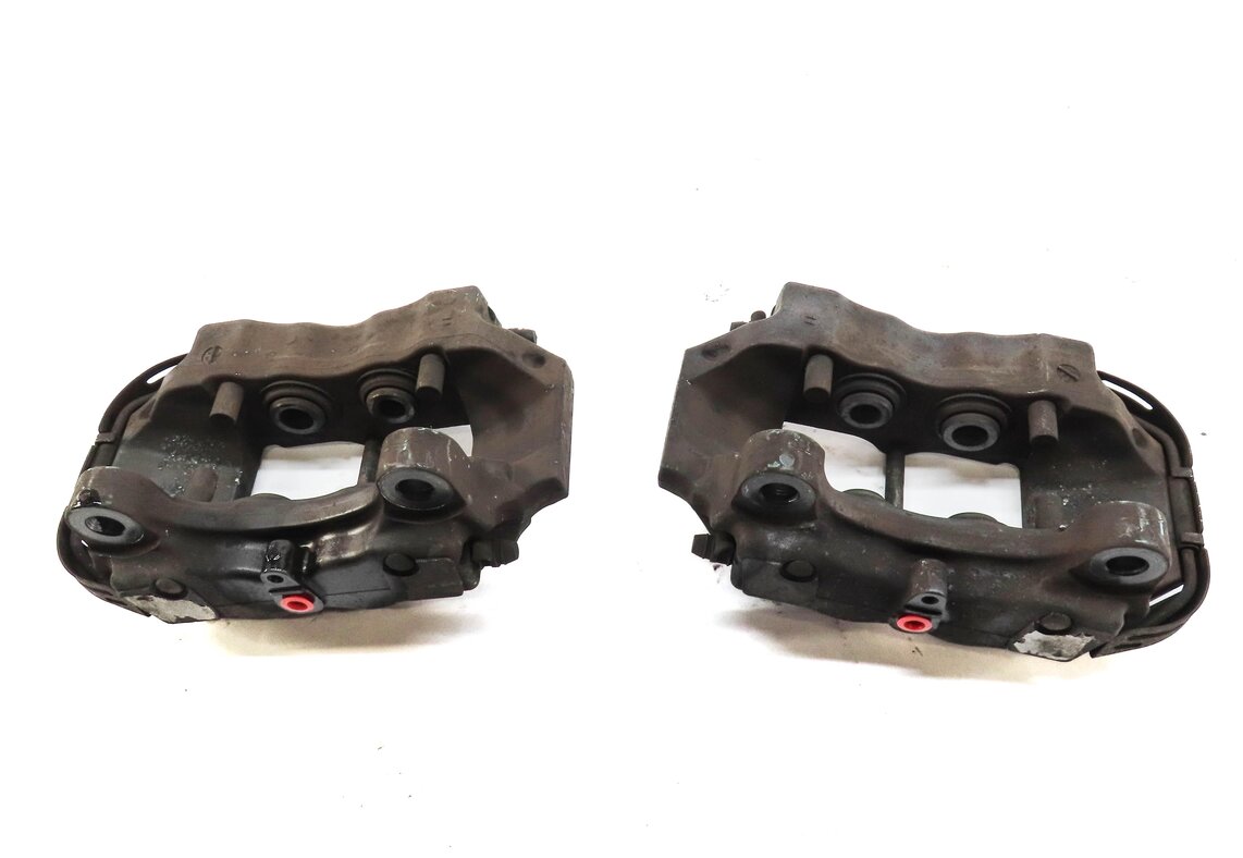 Thumbnail 4: 04-15 VW TOUAREG AUDI Q7 (4L) REAR LEFT & RIGHT DISC BRAKE CALIPER SET-2 BREMBO