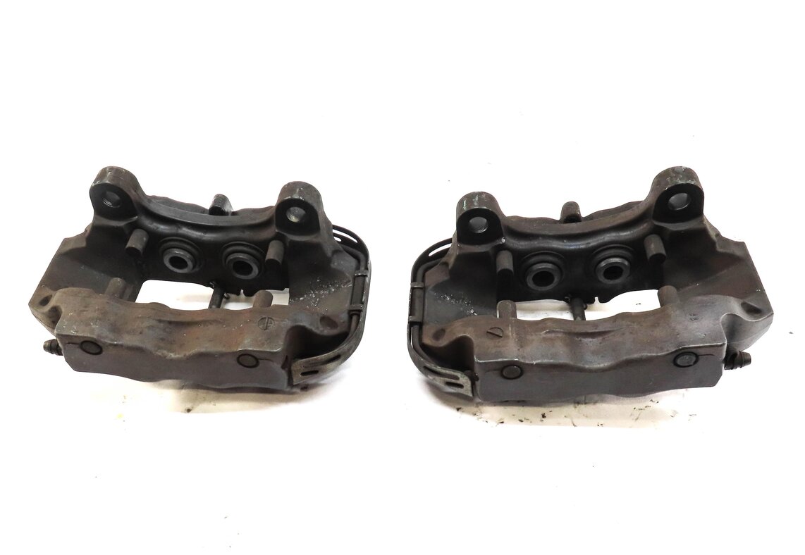 Thumbnail 5: 04-15 VW TOUAREG AUDI Q7 (4L) REAR LEFT & RIGHT DISC BRAKE CALIPER SET-2 BREMBO