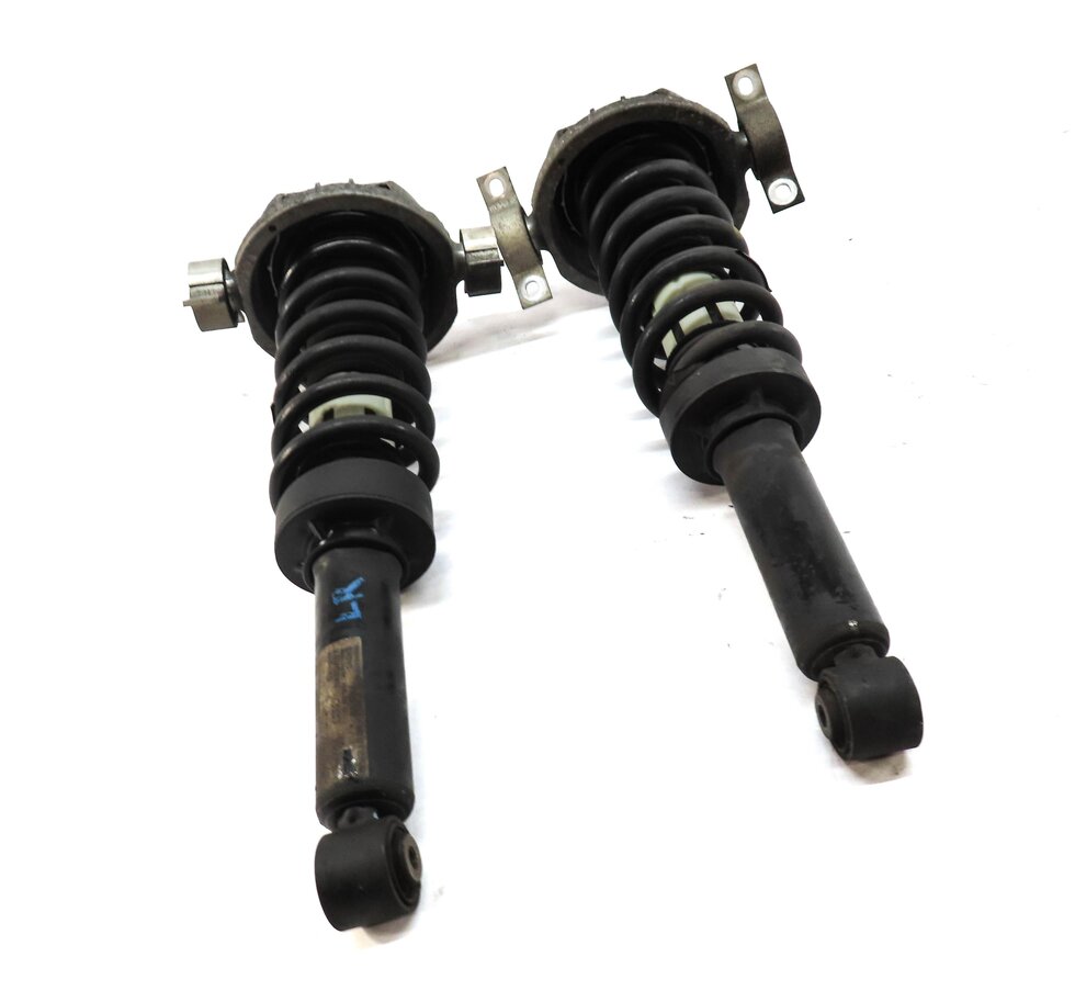 2007-2015 AUDI Q7 (4L) REAR LEFT & RIGHT COMFORT SUSPENSION SHOCK STRUT SET-2