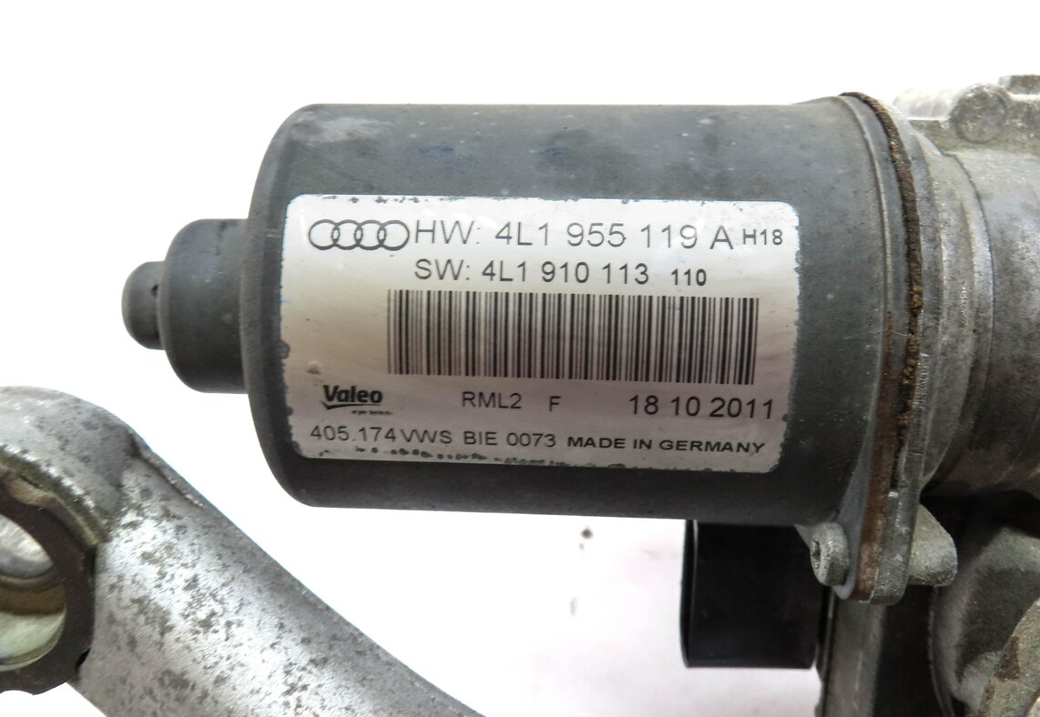 Thumbnail 4: 2007-2015 AUDI Q7 (4L) FRONT WINDSHIELD WIPER MOTOR w/ LINKAGE