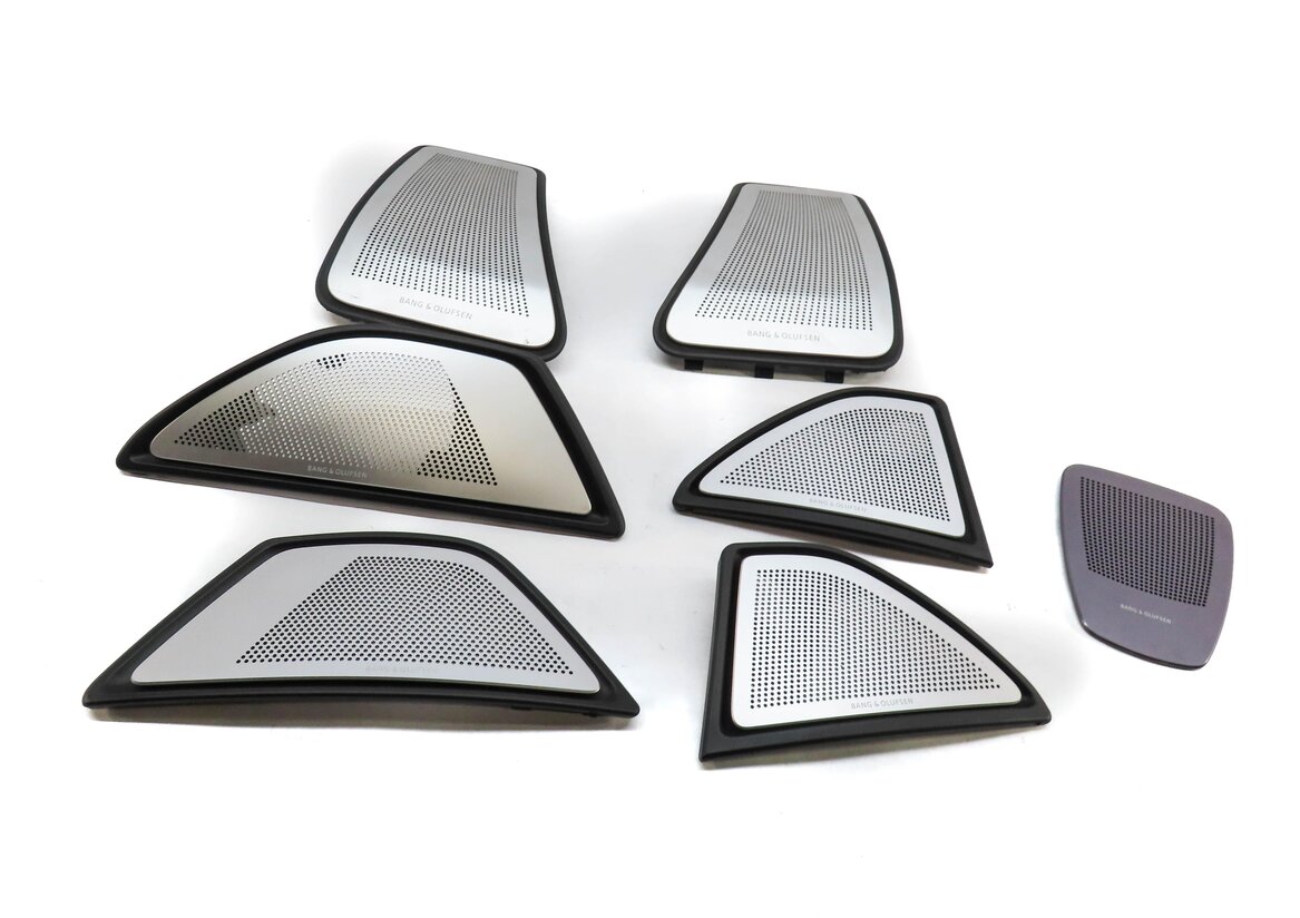 Thumbnail 2: 2013 BMW M5 (F10) FRONT REAR LEFT RIGHT BANG & OLUFSEN SPEAKER COVER GRILLE SET7