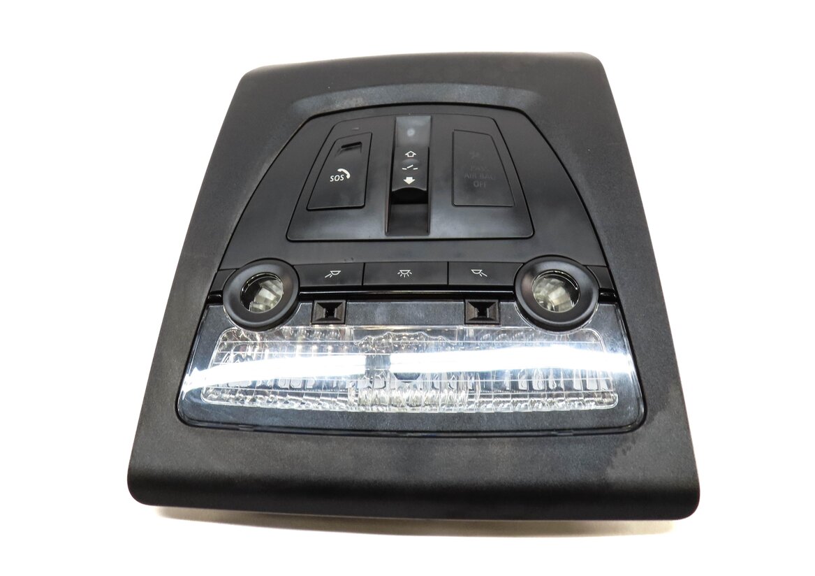 Thumbnail 2: 2013 BMW M5 (F10) FRONT ROOF OVERHEAD MAP READING DOME LIGHT (BLACK)