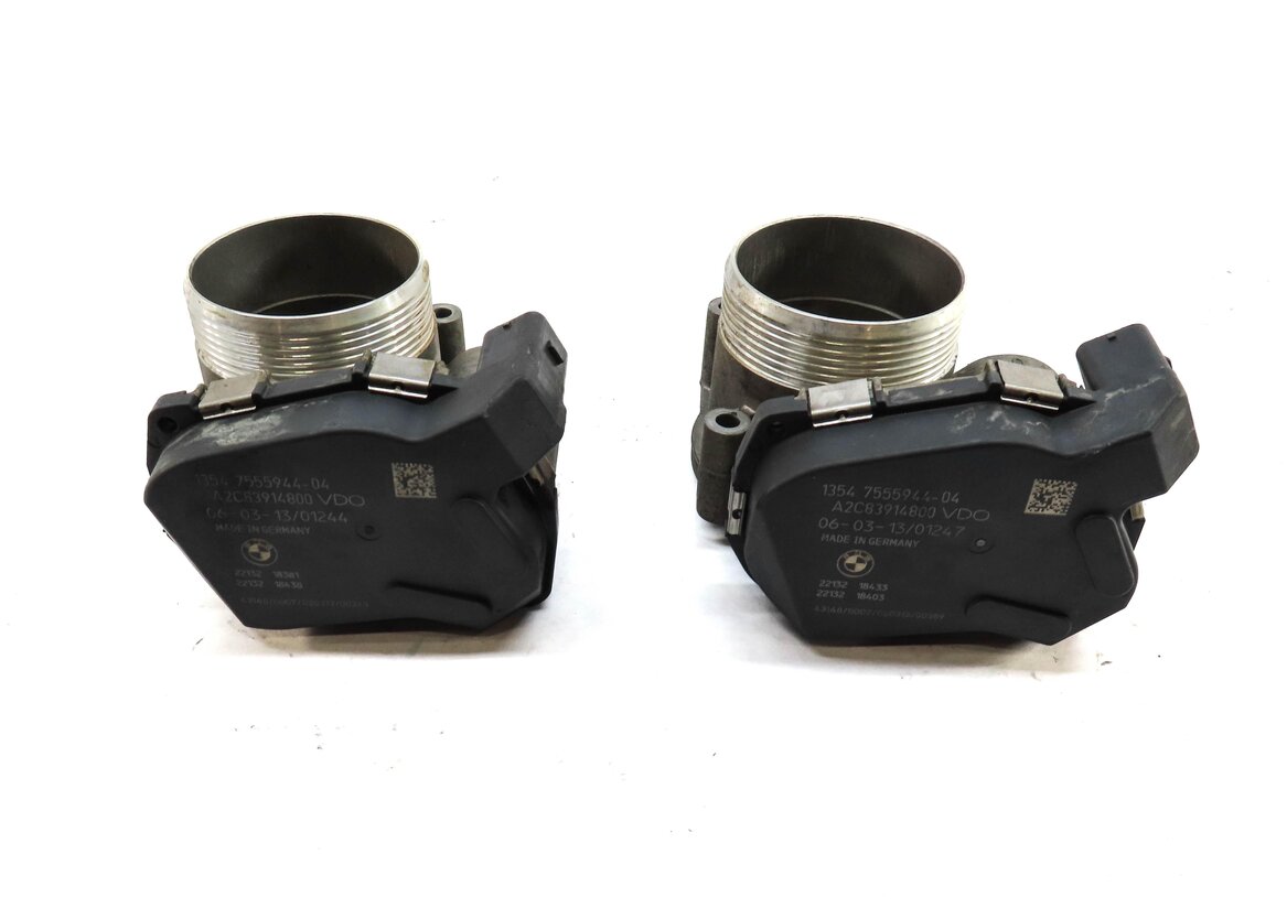 Thumbnail 2: 08-18 BMW 5 7 X5 X6 X5M X6M (F01 F10 F12 F15 F16) 4.4L N63 S63 THROTTLE BODY SET