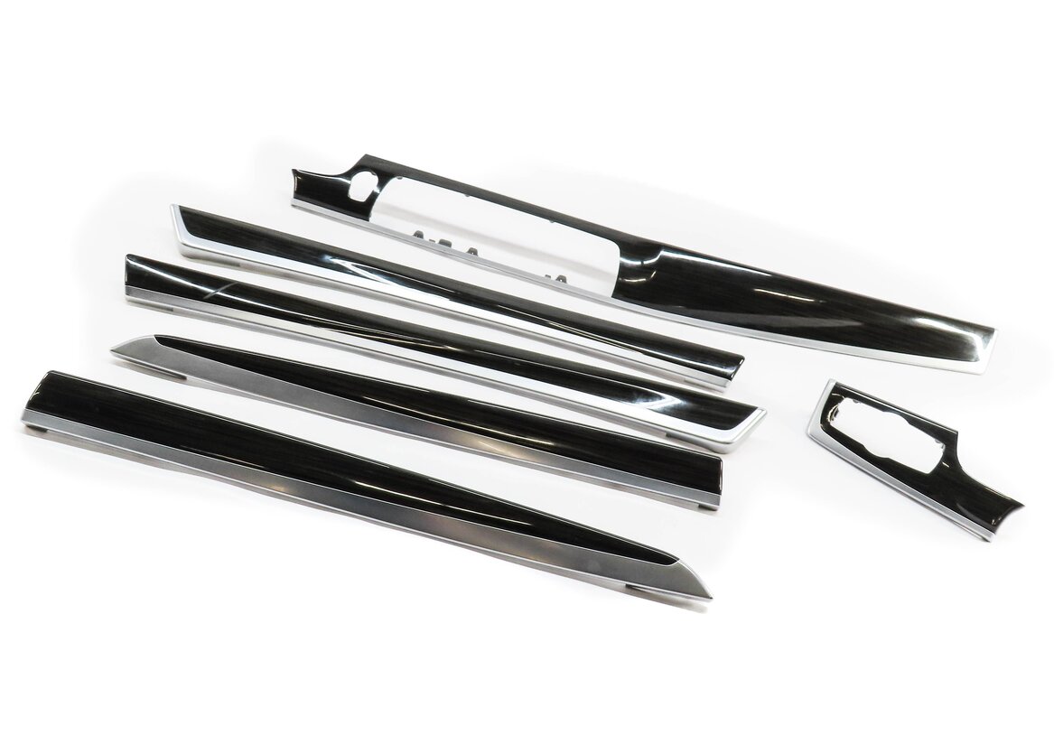 Thumbnail 3: 2013 BMW M5 (F10) FRONT REAR LEFT RIGHT DOOR DASH TRIM SET (ANTHRACITE WOOD)