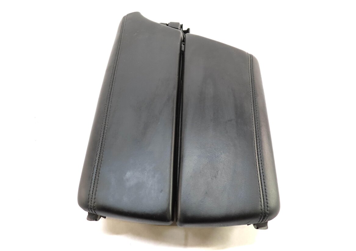 Thumbnail 2: 12-16 BMW M5 (F10) FRONT CENTER CONSOLE ARM REST ARMREST LID (BLACK LEATHER)
