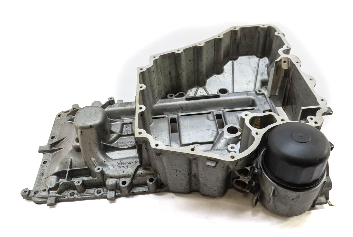 Thumbnail 1: 2012-2019 BMW M5 M6 (F06 F10 F12 F13) 4.4L S63 V8 ENGINE - UPPER OIL PAN CRADLE
