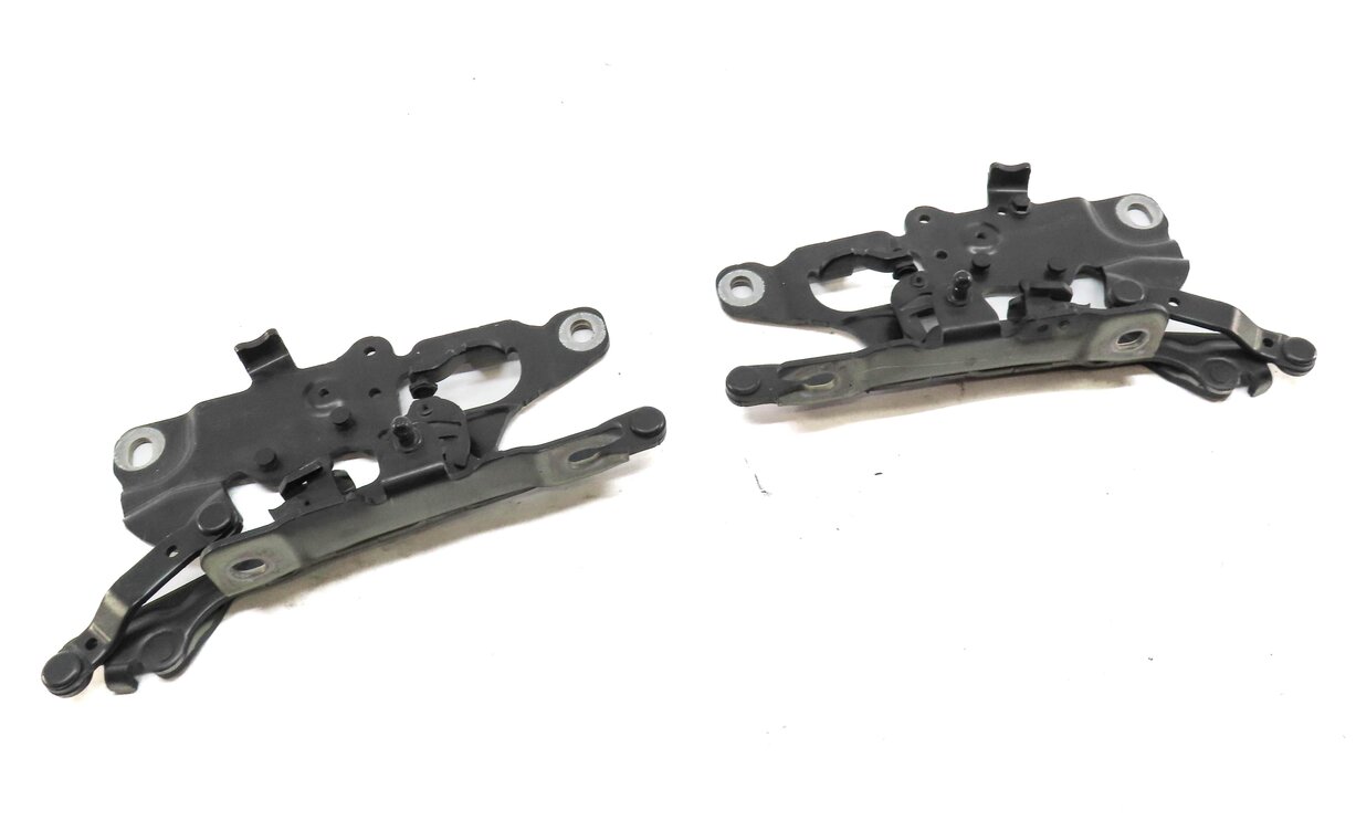 12-19 BMW 528i 535i 550i 640i 650i M5 M6 (F06 F10) FRONT HOOD HINGE SET (BLACK)