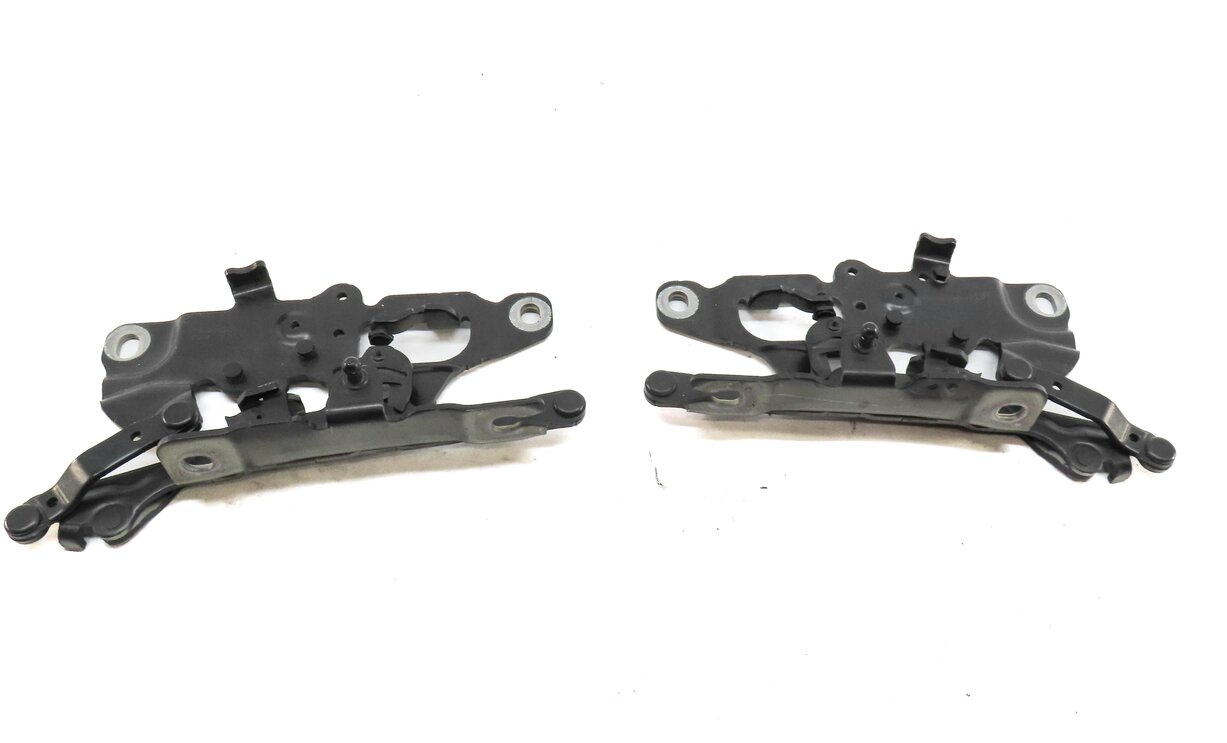 Thumbnail 2: 12-19 BMW 528i 535i 550i 640i 650i M5 M6 (F06 F10) FRONT HOOD HINGE SET (BLACK)