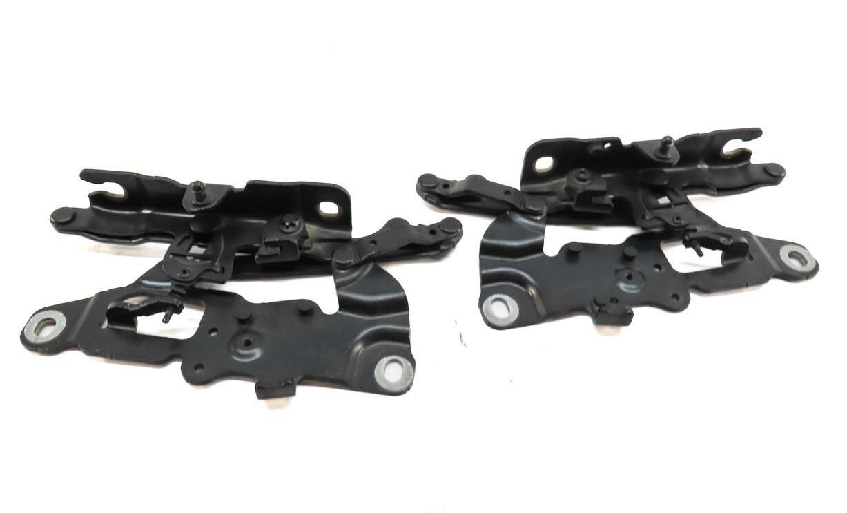 Thumbnail 3: 12-19 BMW 528i 535i 550i 640i 650i M5 M6 (F06 F10) FRONT HOOD HINGE SET (BLACK)