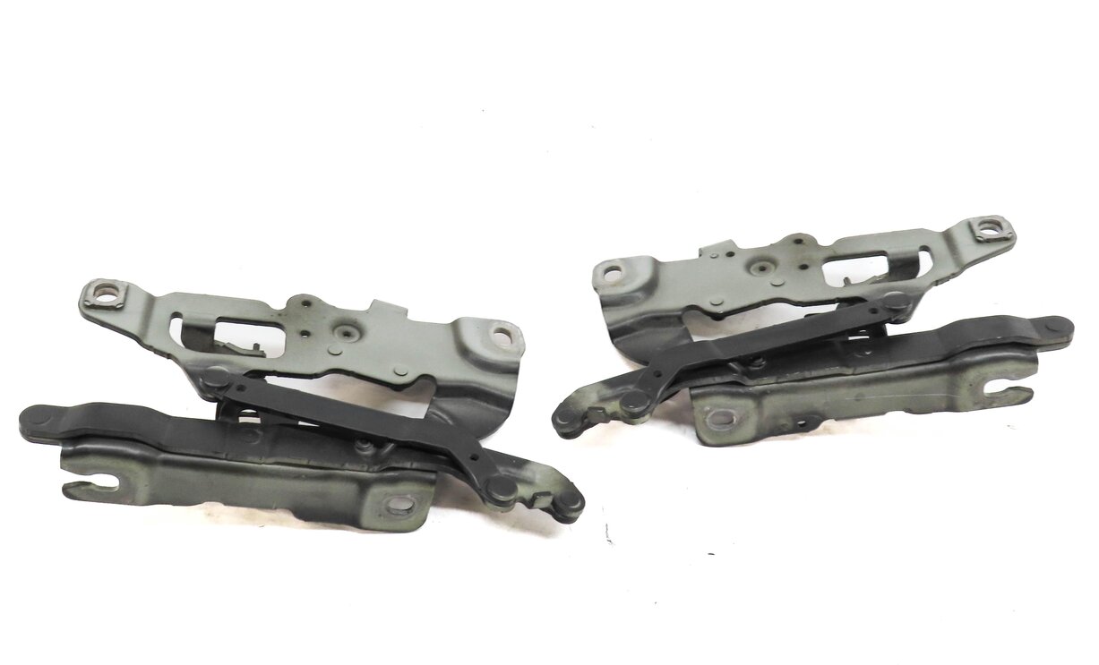 Thumbnail 4: 12-19 BMW 528i 535i 550i 640i 650i M5 M6 (F06 F10) FRONT HOOD HINGE SET (BLACK)