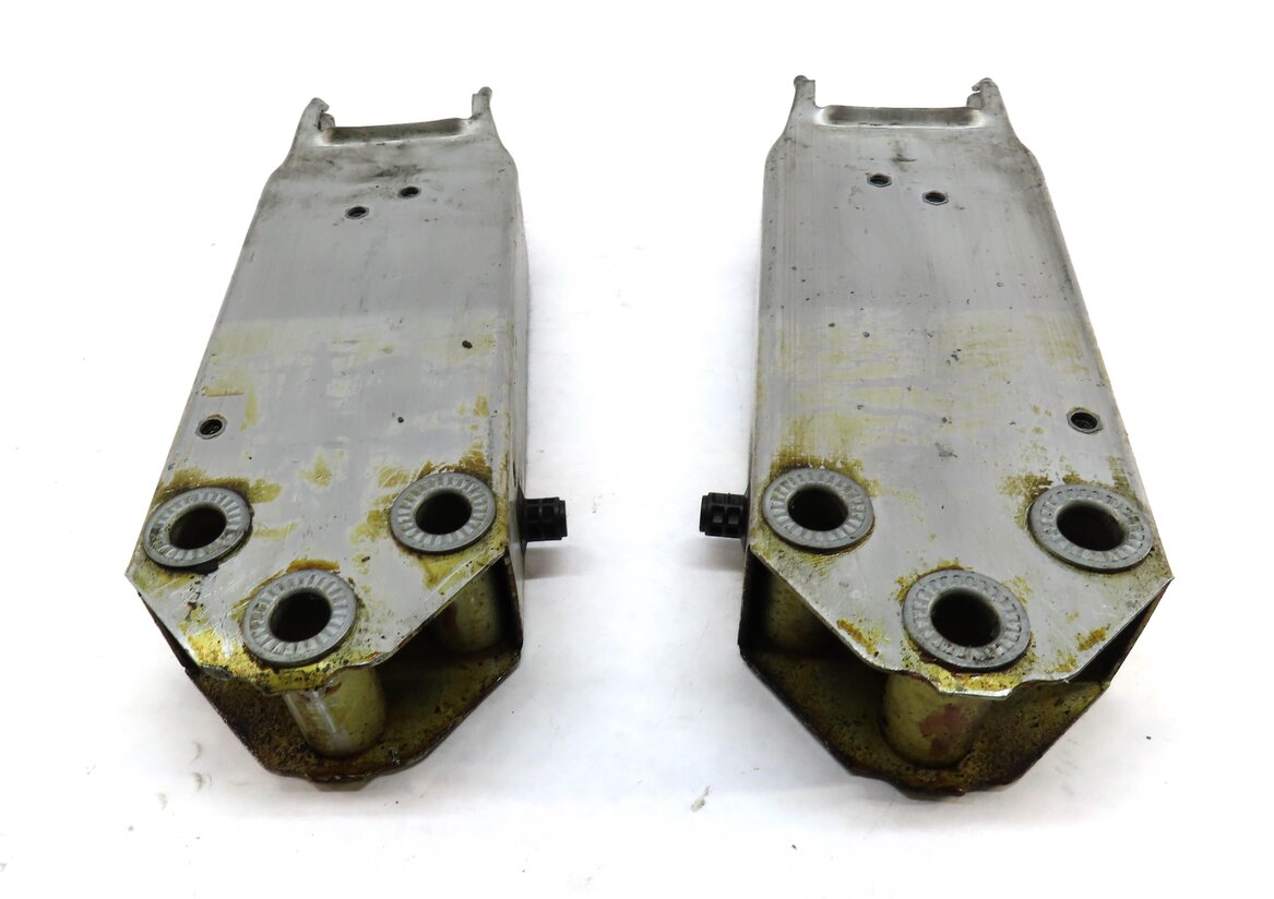 Thumbnail 2: 11-16 BMW 5 M5 F10 FRONT BUMPER LEFT & RIGHT REINFORCEMENT BAR BRACKET SET/2