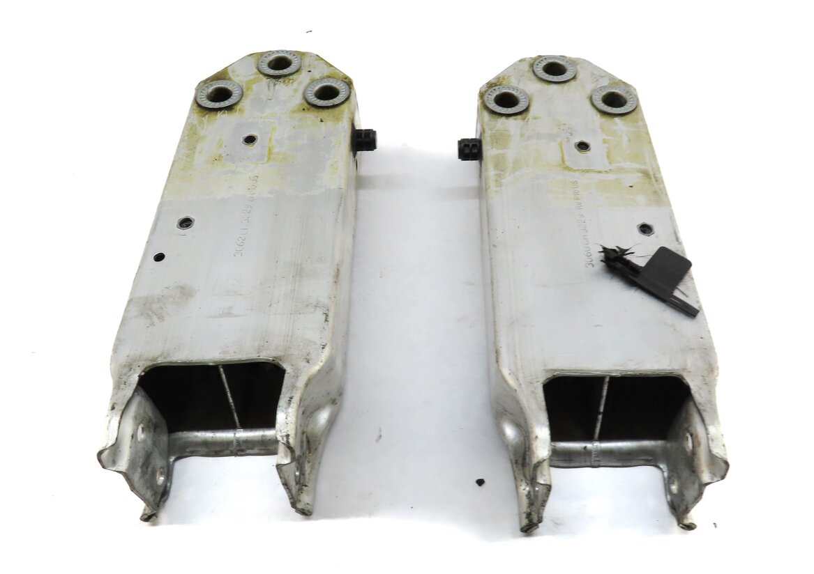 Thumbnail 3: 11-16 BMW 5 M5 F10 FRONT BUMPER LEFT & RIGHT REINFORCEMENT BAR BRACKET SET/2