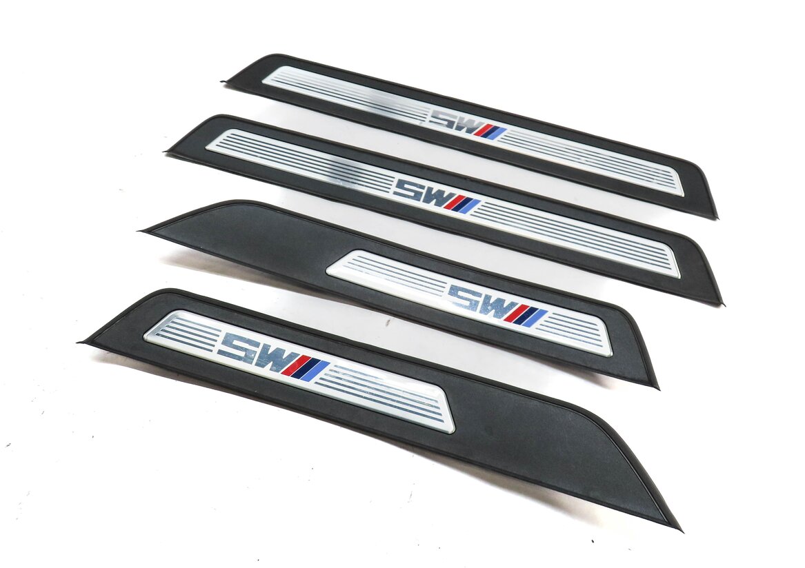 2013 BMW M5 (F10) FRONT REAR LEFT RIGHT DOOR SILL ///M5 SCUFF PLATE TRIM SET 4