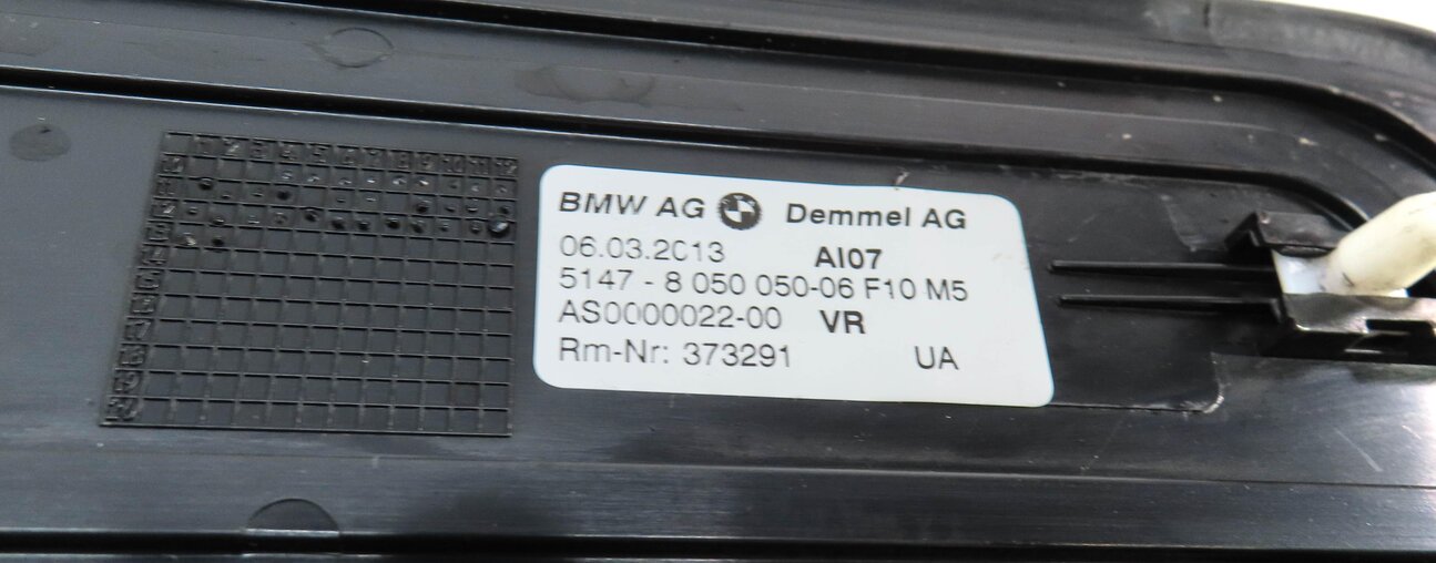 Thumbnail 10: 2013 BMW M5 (F10) FRONT REAR LEFT RIGHT DOOR SILL ///M5 SCUFF PLATE TRIM SET 4