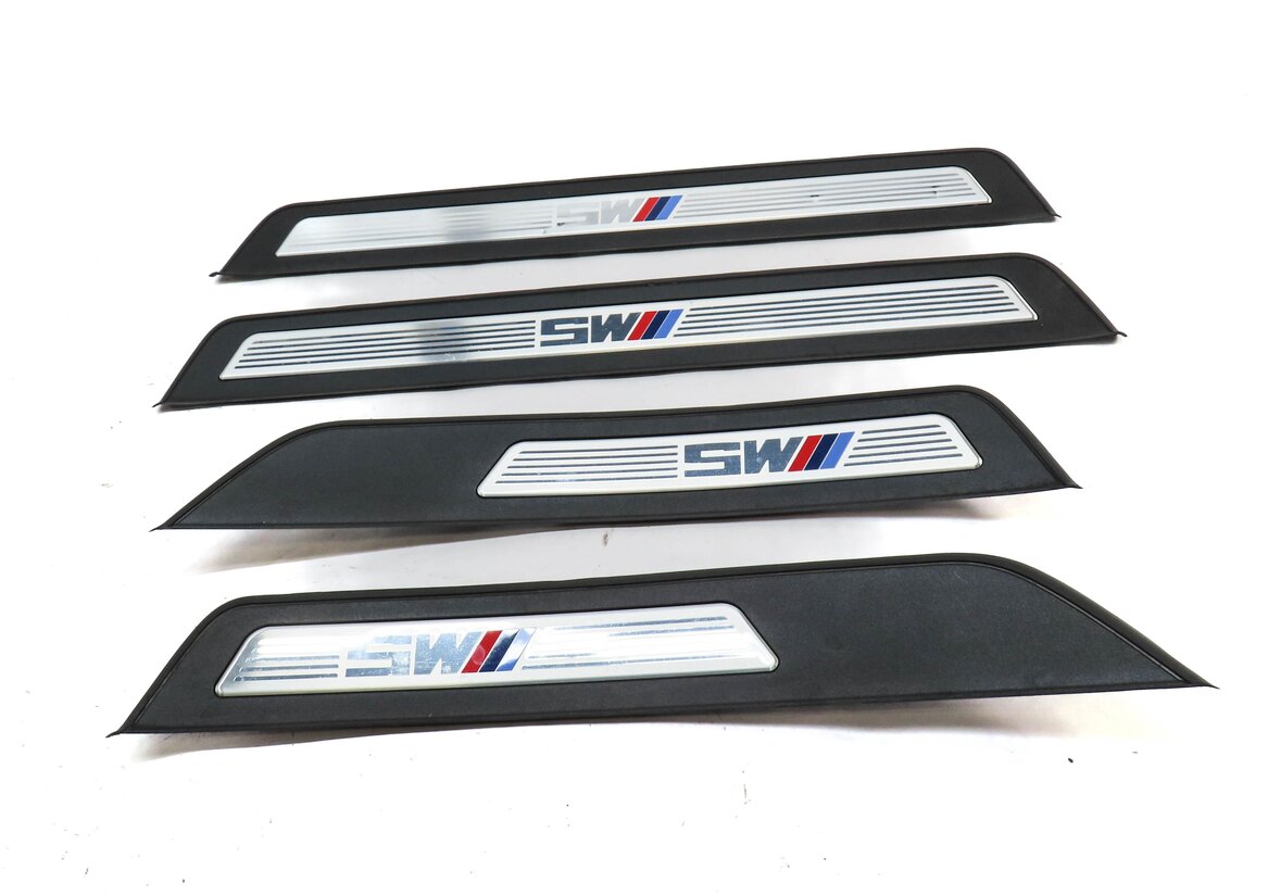 Thumbnail 2: 2013 BMW M5 (F10) FRONT REAR LEFT RIGHT DOOR SILL ///M5 SCUFF PLATE TRIM SET 4
